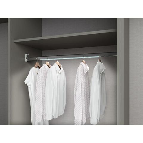 Hafele DRESS LINE Işıklı as.bor.pil.862mm,p.elo