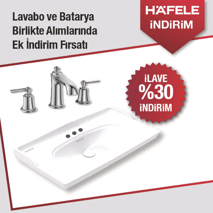Banyo Lavabosu, Hafele EMPRESS+Hafele ROMANO - 588.21.009