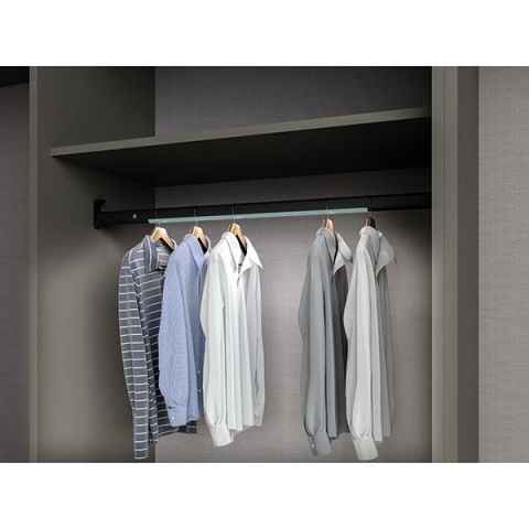 Hafele DRESS LINE Işıklı as.bor.pil.862mm,siyah