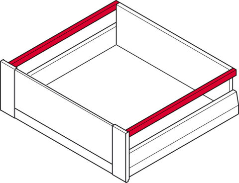 Çift Yanaklı Çekmece Sistemi, Hafele Matrix Box P, İç