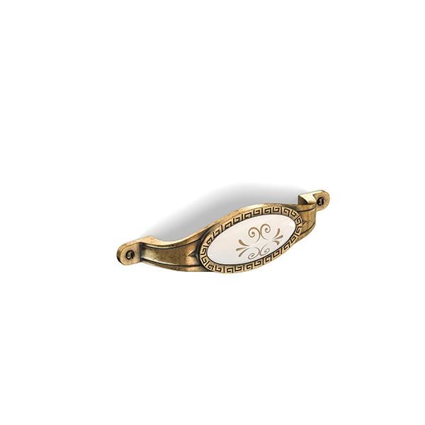 Hafele CLARA Mobilya Kulpu Antik Bronz 96mm