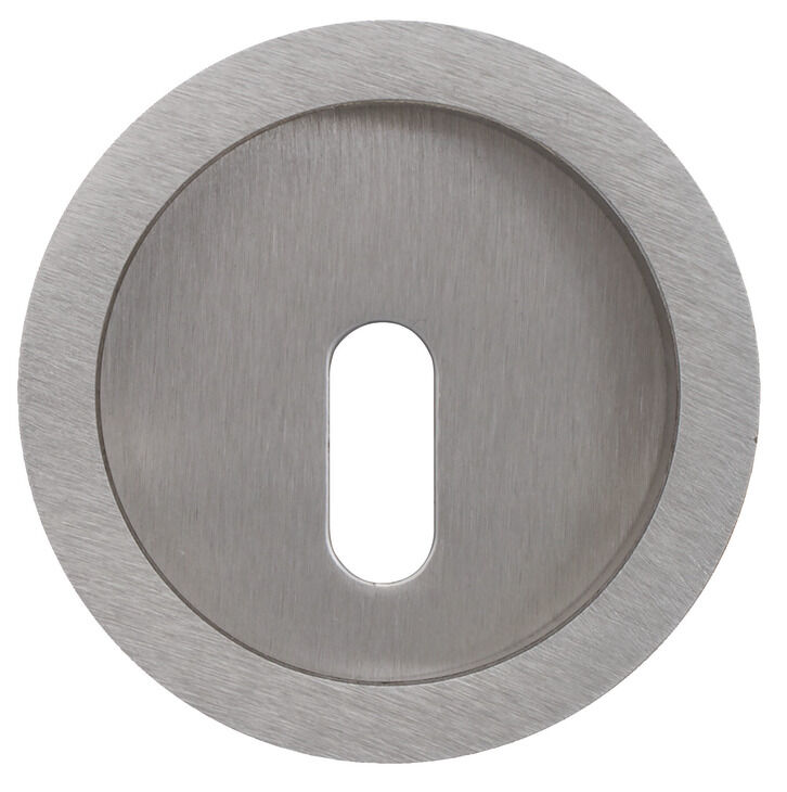 Häfele ROUND Gömme Kapı Kolu ROUND Ahşap Kapı Pirinç 57 mm Paslanmaz çelik renkli Mat 901.00.486