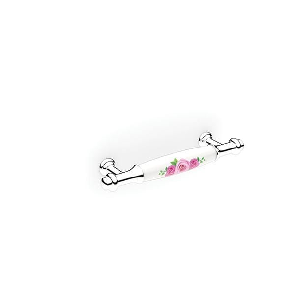 Hafele ROZE Mobilya Kulpu Parlak Krom 96mm