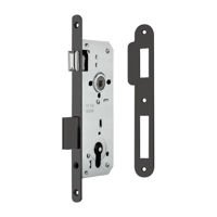 Hafele H40.04 Gömme kilit PC mat siyah 40/23mm