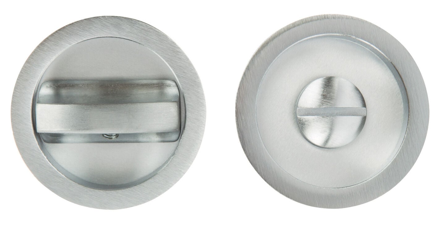Gömme Kapı Kolu, ROUND, Ahşap Kapı, Pirinç, Hafele ROUND