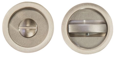 Gömme Kapı Kolu, ROUND, Ahşap Kapı, Pirinç, Hafele ROUND