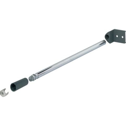 Hafele Çubuk bordür,RAL9006 gri,300mm