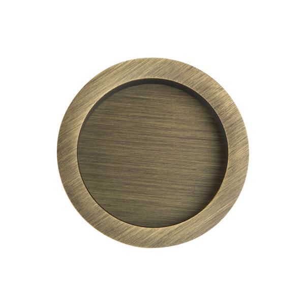 Hafele ROUND Yuvarlak Gömme Kulp Pasaj Tipi Antik Bronz