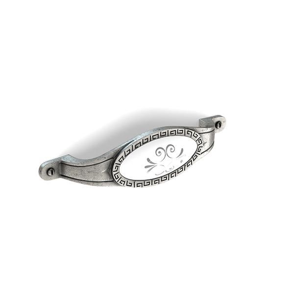 Hafele BETTY Mobilya Kulpu Antik Gümüş 96mm