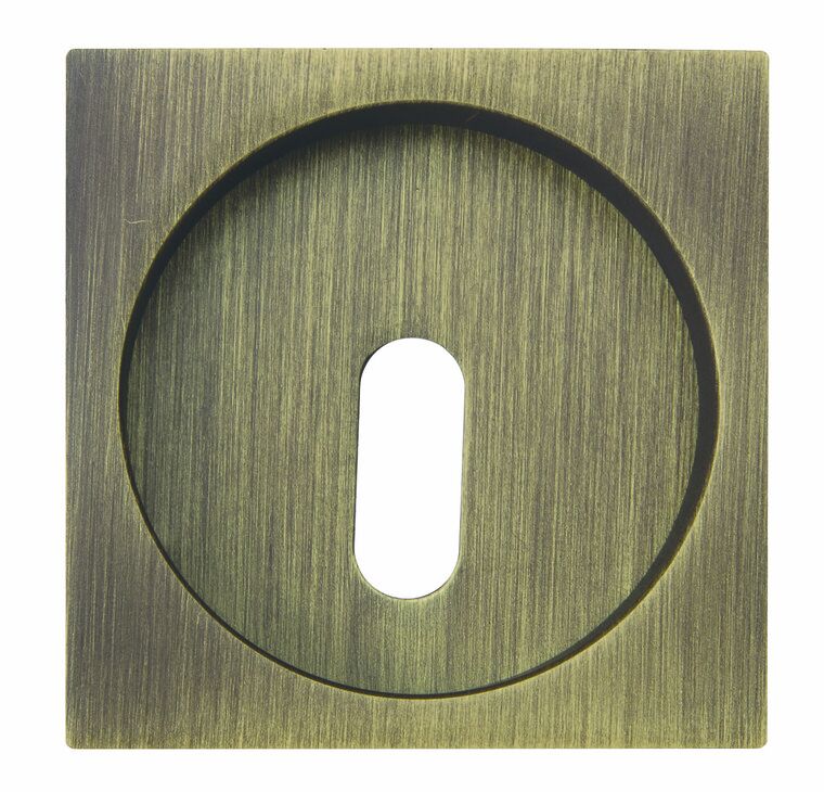Gömme kulp, SQUARE, Pirinç, 58 mm, Hafele ---Gömme kulp